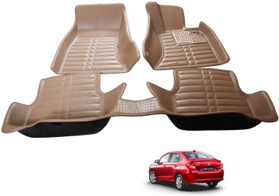 AYW Plastic 5D Mat For  Honda Amaze(Beige)