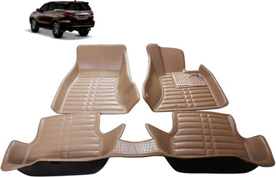 AYW Plastic 5D Mat For  Toyota Fortuner(Beige)