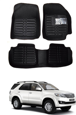 AYW Plastic 5D Mat For  Toyota New Fortuner(Black)