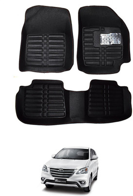 AYW Plastic 5D Mat For  Toyota Innova Crysta(Black)