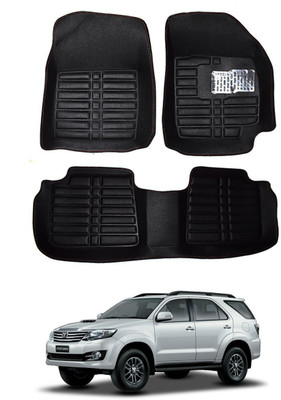 AYW Plastic 5D Mat For  Toyota New Fortuner(Black)