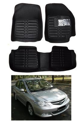 AYW Plastic 5D Mat For  Honda City ZX(Black)