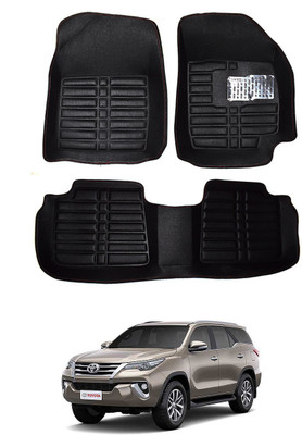 AYW Plastic 5D Mat For  Toyota Fortuner(Black)