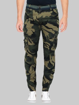 Hymen Legions Regular Fit Men Green Trousers