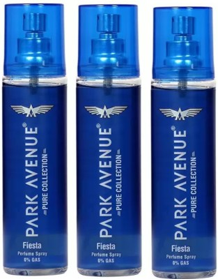 PARK AVENUE Fiesta Body Spray For Men 150 Ml Pack Of 3 w2w Body Spray  -  For Men(450 ml, Pack of 3)