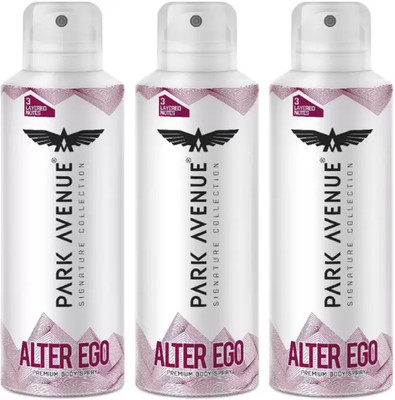 PARK AVENUE Alter Ego Body Spray For Men 150 Ml Pack Of 3w2w Deodorant Spray  -  For Men(450 ml, Pack of 3)