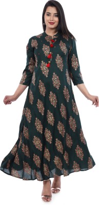 karodiwaal collection Anarkali Gown(Dark Green, Red, White)