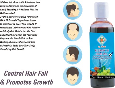 24 DAYS regrowth hair oil (200 ml).. Hair Oil(200 ml)