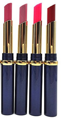 ads Set of 4 waterproof lipstick multicolor(Multicolor, 1.5 ml)