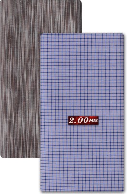 SSS NOVELTIES Solid Brown, Blue Lungi