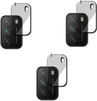 DAFFIN Back Camera Lens Glass Protector for POCO M3(Pack of: 3)