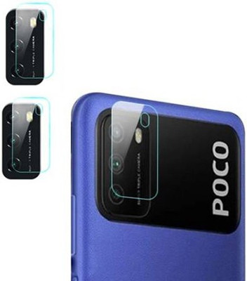 DAFFIN Back Camera Lens Glass Protector for POCO M3(Pack of: 3)