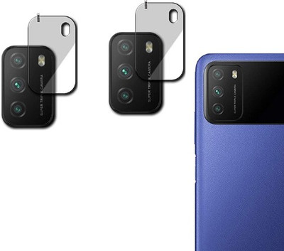 DAFFIN Back Camera Lens Glass Protector for POCO M3(Pack of: 2)