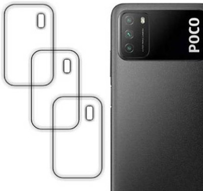 DAFFIN Back Camera Lens Glass Protector for POCO M3(Pack of: 3)