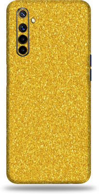OggyBaba Realme 6, Realme6 Mobile Skin((Golden Gliter Skin With Matte Finish))