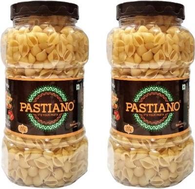 PASTIANO Shells Pasta Jar 500gm X2 Shell Pasta(Pack of 2, 1 kg)