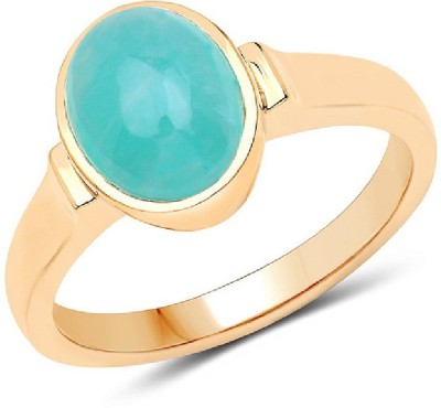 Jaipur Gemstone Stone Ring Original Stone Certified Astrological Purpose and Fashionable for unisex Stone Quartz Gold Plated Ring