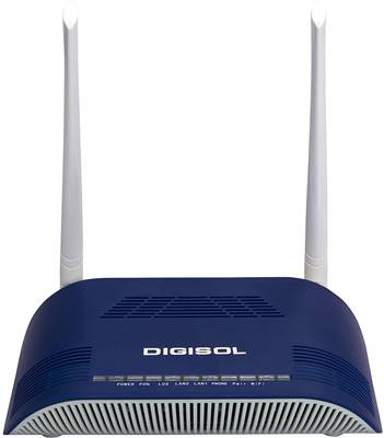 DIGISOL DG--GR1321 300 Mbps Wireless Router  (Blue, White, Single Band)