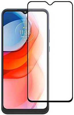 BRENZZ Edge To Edge Tempered Glass for MOTOROLA MOTO E7 POWER, MOTO E7 POWER(Pack of 1)