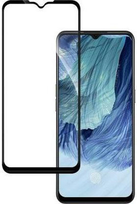 Caseline Edge To Edge Tempered Glass for OPPO A15(Pack of 1)