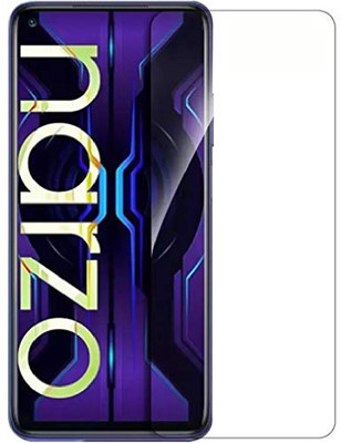 ISAAK Tempered Glass Guard for Realme Narzo 30 Pro(Pack of 1)
