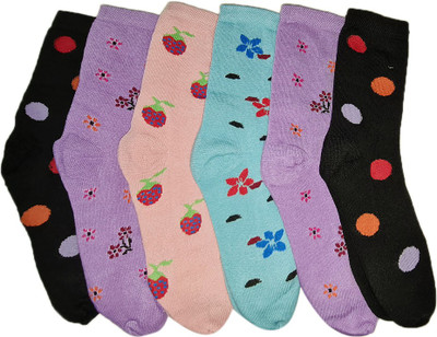 MUKHAKSH Women Calf Length(Pack of 6)