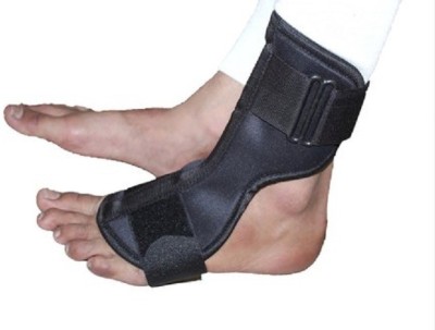 falsa care night foot drop splint heel support Ankle Support(Black)