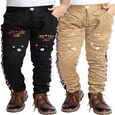 AD & AV Regular Fit Boys Multicolor Trousers