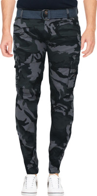 Warburg Regular Fit Men Purple Trousers