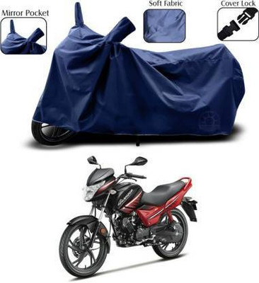 AutoHansh Waterproof Two Wheeler Cover for Hero(Glamour, Blue)