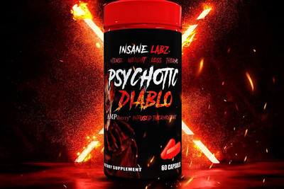 insane labz PSYCHOTIC DIABLO INTENSE FAT BURNER FOR WEIGHT LOSS AND STUBBORN BELLY FAT(60 Tablets)