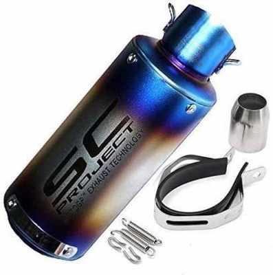 JBRIDERZ Universal For Bike Universal For Bike Slip-on Exhaust System(Stainless Steel)