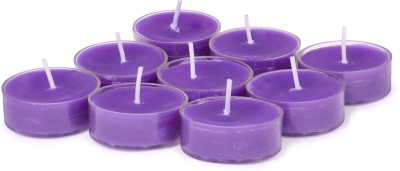 AKH69 LAVENDER Smokeless Scented Acrylic Tealight Candles | Scented Acrylic Tealight Candle Set of 6 for Home Decoration and Celebrations | Burning Time 3hr-4hr | Set of 9 Candle (Green, Pack of 9) Candle(Purple, Pack of 9)