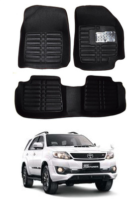AYW Plastic 5D Mat For  Toyota Fortuner Old(Black)