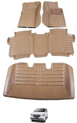 AYW Plastic 5D Mat For  Toyota Innova(Beige)