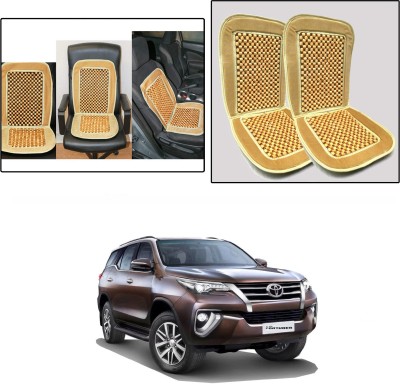 Oshotto Velvet, Wooden Car Seat Cover For Toyota Fortuner Old(NA, Split Back Seat, Without Back Seat Arm Rest, 4 Seater)