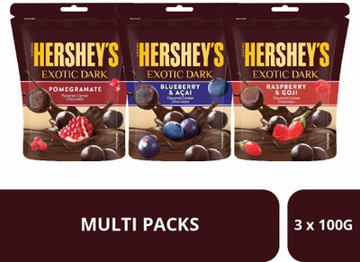 HERSHEY'S HERSHEY 100 GM - POMENGRATE BLUBERRY RASPBERRY Truffles(450 g)