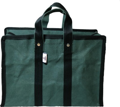 GIRIRAJ CANVAS HUB Royal 35 No. Grocery Bag(Green)