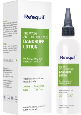 Re'equil Pre Wash Anti Recurrence Dandruff Lotion(100 ml)