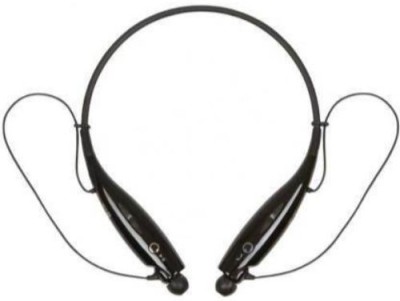 GUGGU HBS 730 Neck Band Wireless Bluetooth Headset Bluetooth Headset(Black, In the Ear)