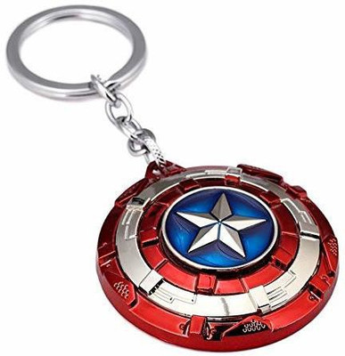 KYOP Red Uchiha Sharingan Design Revolving Logo Keychain Key Chain