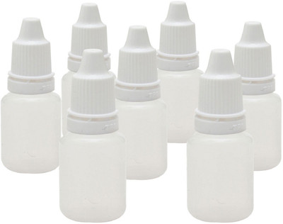 HOMEOTRADE Polypropylene Utility Container (Pack of 100, White) Laboratory Dropper Bottle(Plastic 100 ml Pack of100)