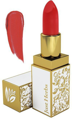 Just Herbs Ayurvedic Herb Enriched Deep Red Matte Lipstick for Lip Moisturizing(Deep Red, 1.8 g)