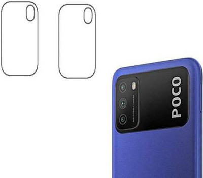 DAFFIN Back Camera Lens Glass Protector for POCO M3(Pack of: 2)