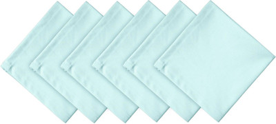 BIRDWING Set of 6 Cotton Table Napkins Blue Cloth Napkins(6 Sheets)