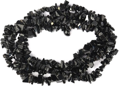 CRYSTU Black Agate Mala Natural Crystal Mala Stone Mala Stone Necklace Natural Chip Beads Mala Crystal Necklace Fashion Jewelry For Reiki Healing and increase Energy 32 inch Approx Beads, Agate, Crystal Stone Chain