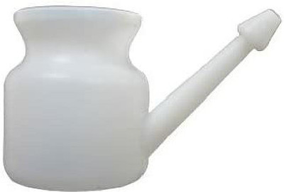 ACUPRESSURE LIFE STYLE Plastic White Neti Pot(500 ml)