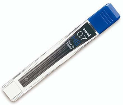 uni-ball UNPNLD-UL07P6 0.7 mm Nano Dia HB Lead | Strong, Dark & Super Smooth Lead Pencil(Set of 6, Black)