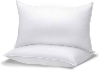 SANJU BROTHER LUXORY Microfibre Solid Sleeping Pillow Pack of 2(White)