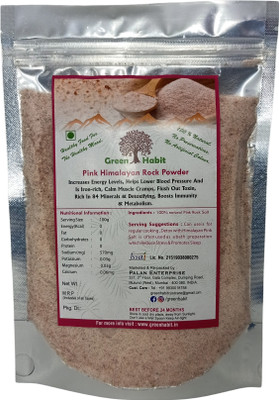 greenhabit Himalayan 1 Kg Pack, Rock Salt Powder Himalayan Pink Salt(999 g)